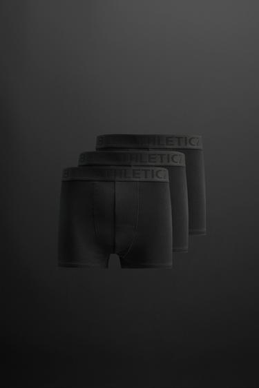 Zara 3-PACK COMBINATION BOXERS - Black