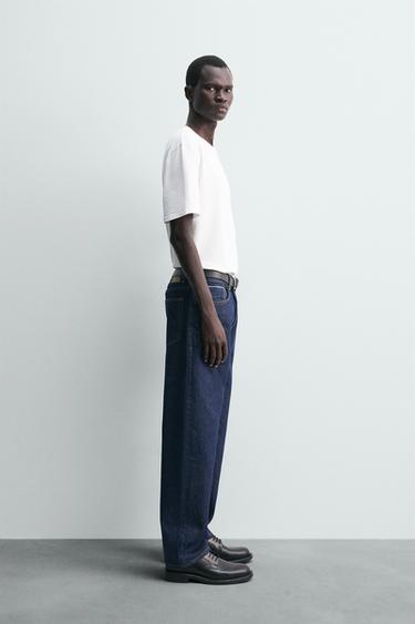 T-SHIRT REGULAR FIT MEDIUM WEIGHT - Blanc de Zara - Image 3