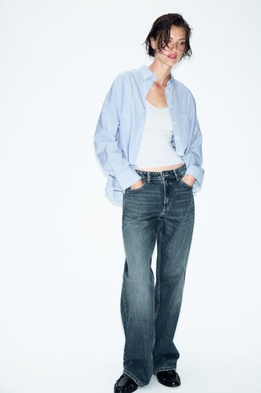 STRIPED SHIRT - Blue/White by Zara
