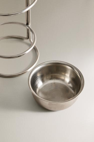 VERRE À BROSSES À DENTS EN MÉTAL - Argent de Zara - Image 3