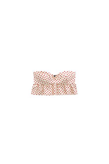POLKA DOT CORSETRY-INSPIRED TOP
