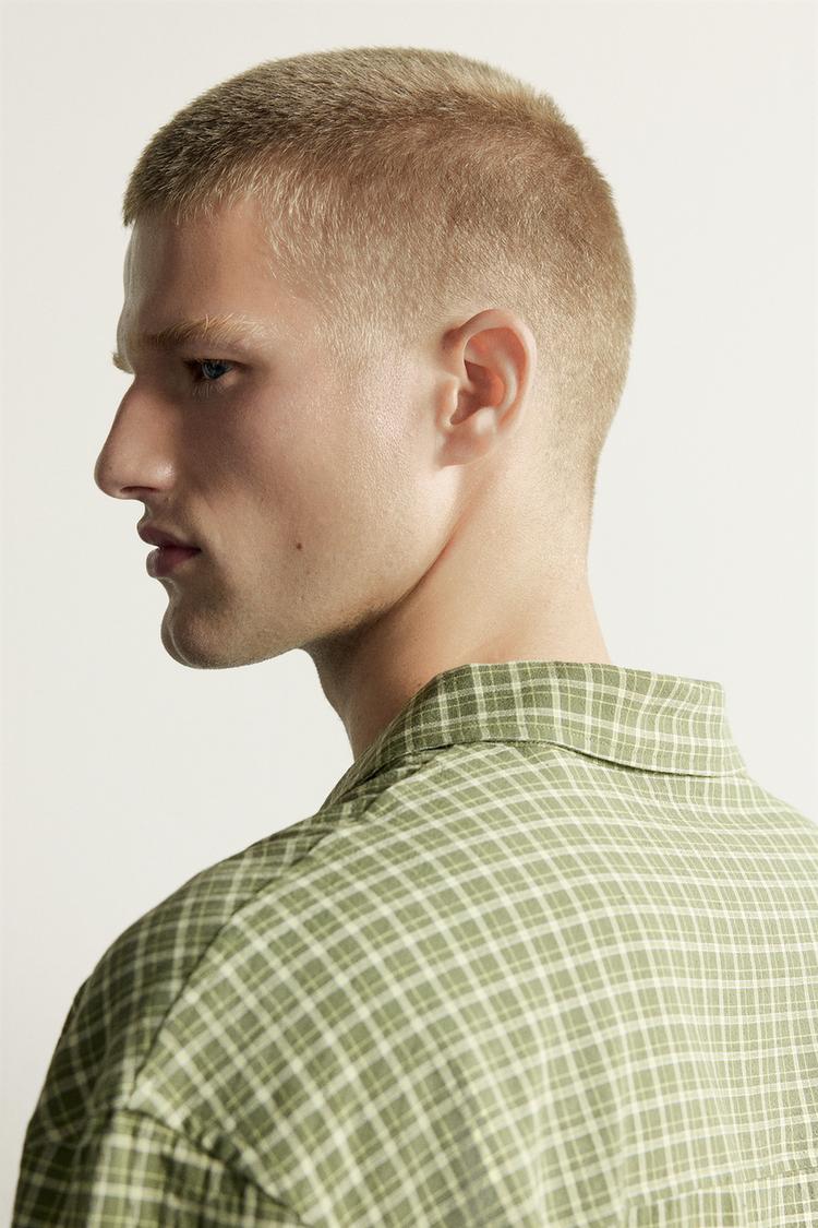 Camisa de cuadros fluidos 7