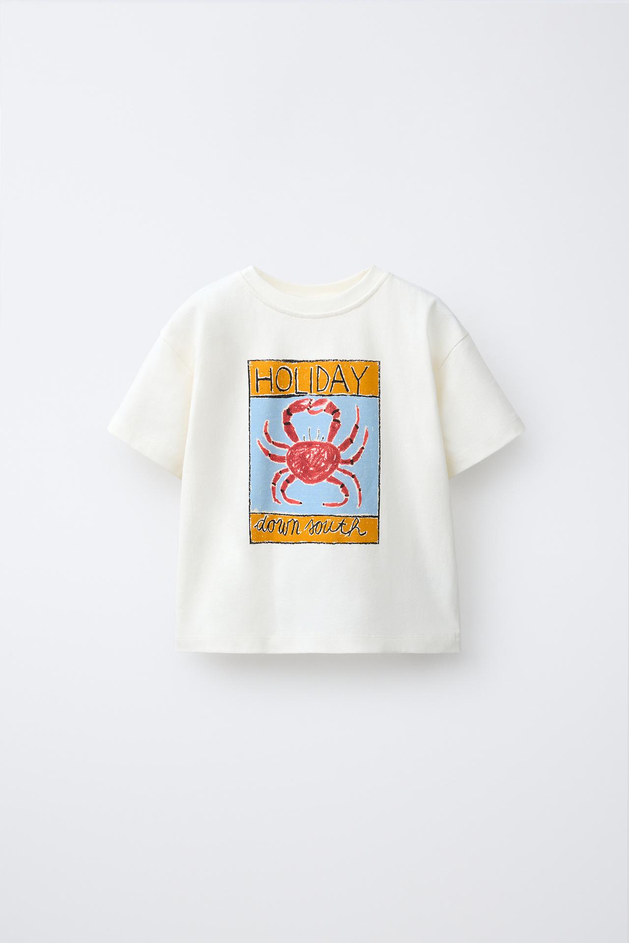 ISABELLE VANDEPLASSCHE © CRAB T-SHIRT — Oyster-white