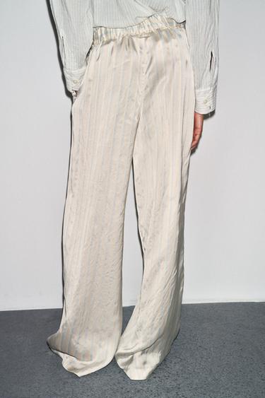 STRIPED PYJAMA TROUSERS ZW COLLECTION - striped by Zara - Image 4