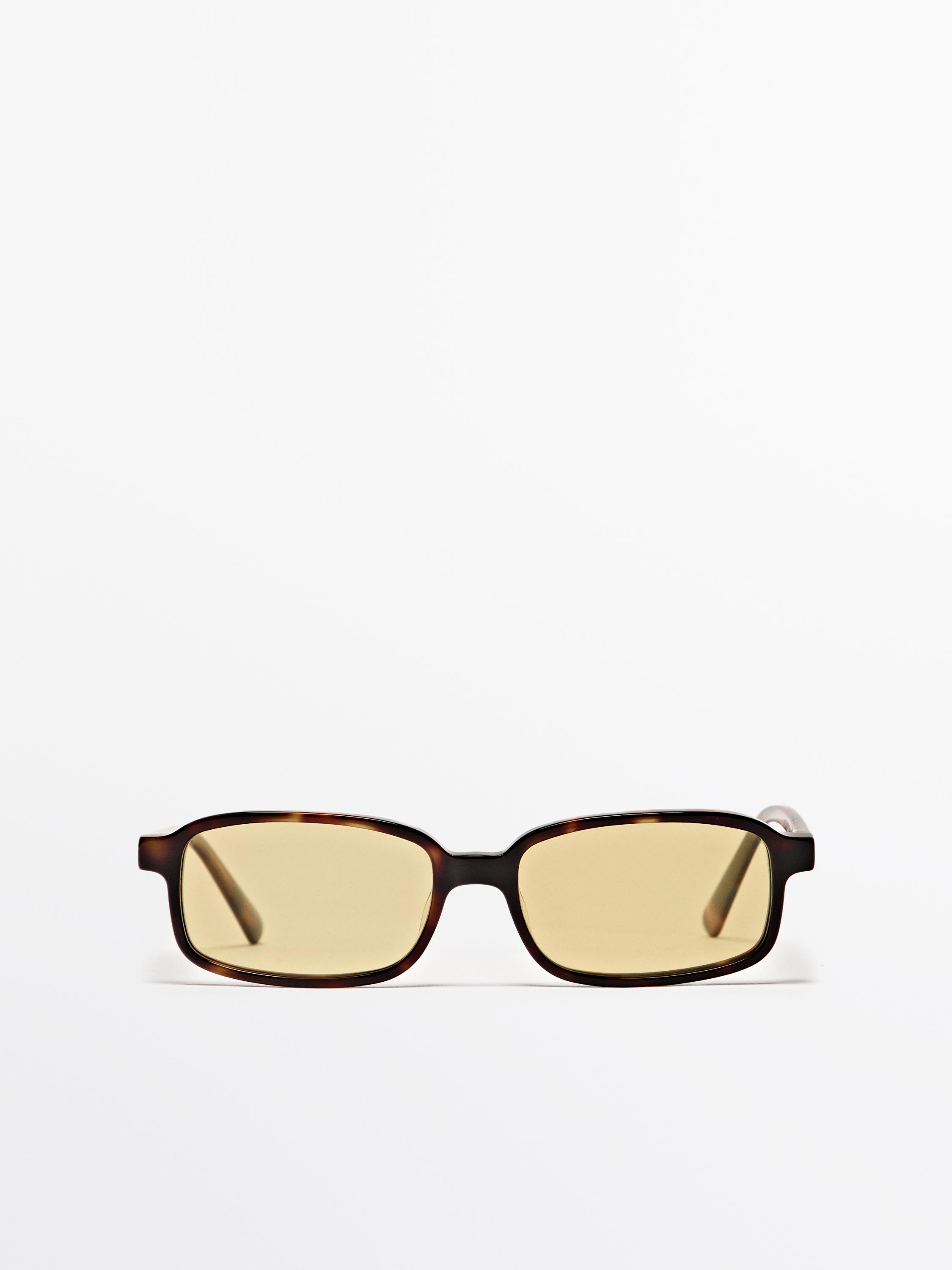 Small rectangular sunglasses