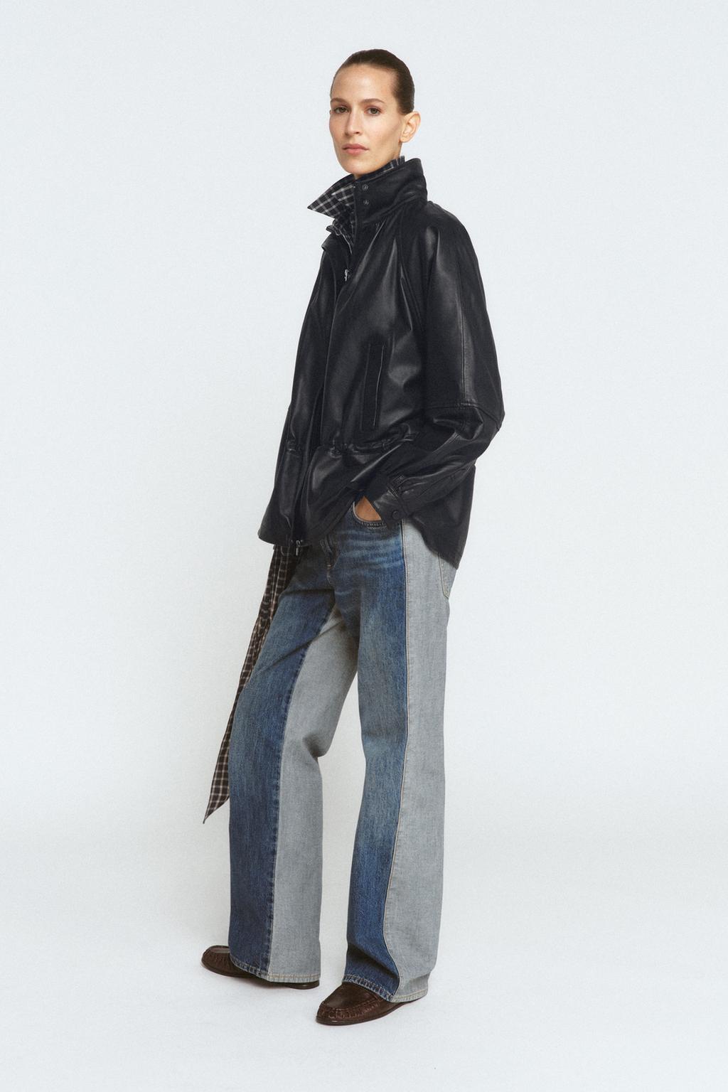 100% LEATHER JACKET ZW COLLECTION LIMITED EDITION