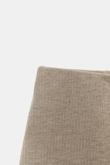 BALLOON CORDUROY TROUSERS - Beige by Zara - Image 6