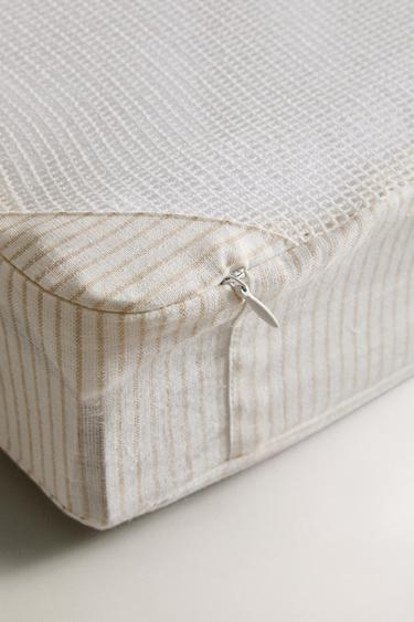 PACK ORGANISATEURS VOYAGE RAYURES (LOT DE 3) - Écru de Zara - Image 2