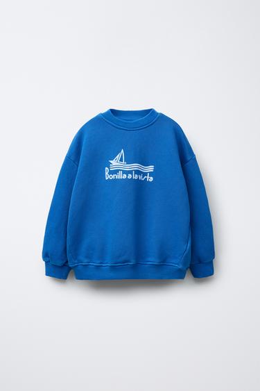 BONILLA A LA VISTA ® X ZARA PRINTED SWEATSHIRT - Bluish by Zara - Image 0