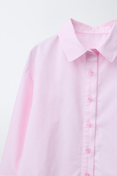 RUFFLED HEM SHIRT - Pink by Zara - Image 2