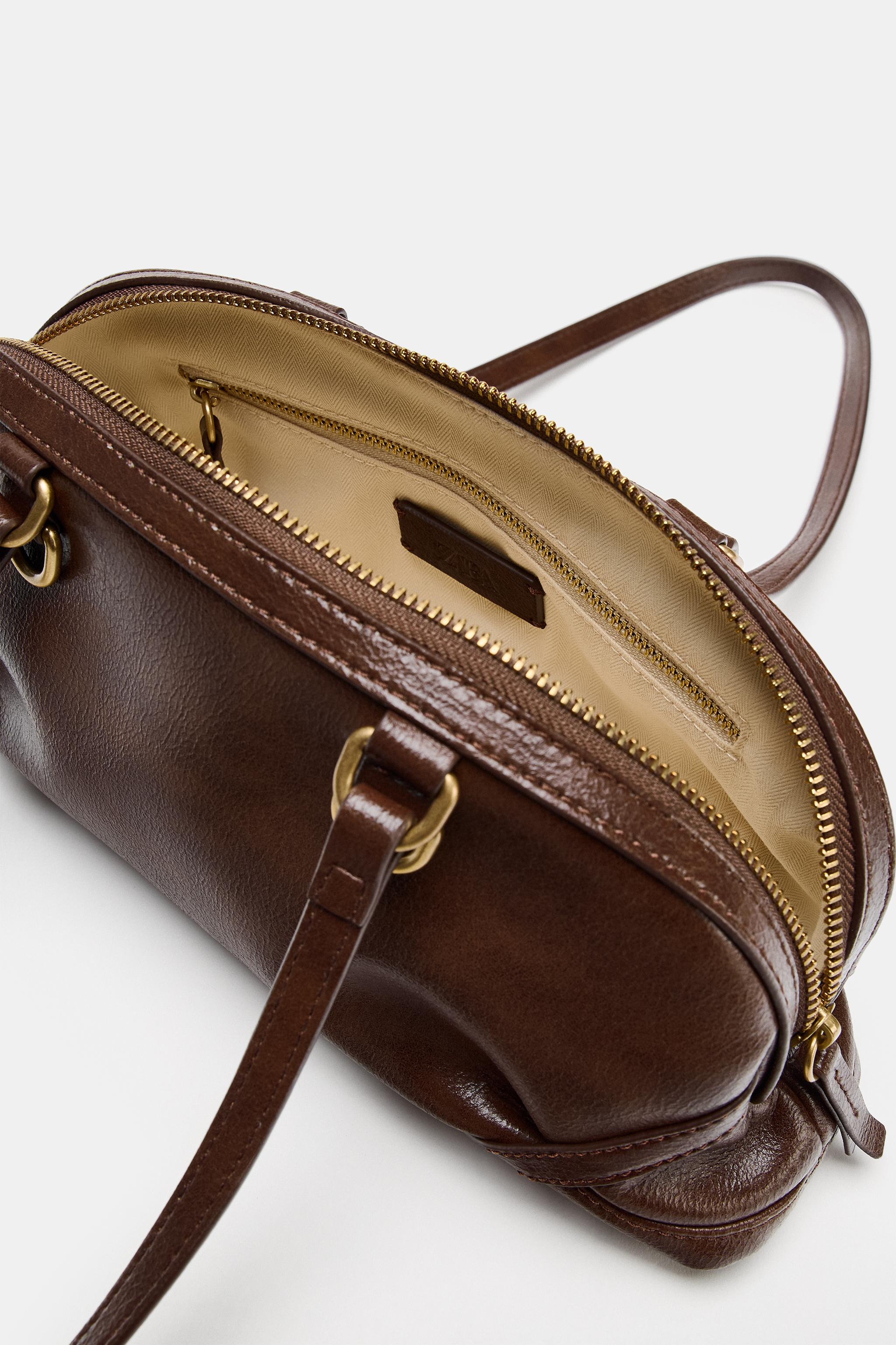 RING-DETAIL SHOULDER BAG