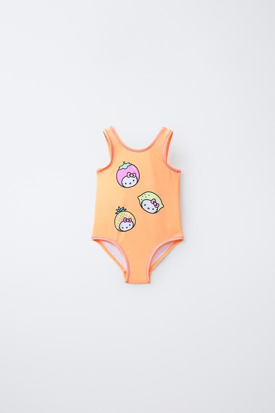 2-6 YEARS/ HELLO KITTY © SANRIO SWIMSUIT - Orange by Zara - Image 0