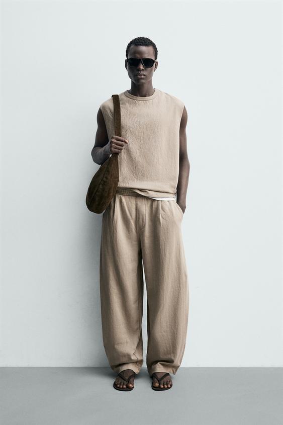 TEXTURED BALLOON FIT JOGGERS from Zara - $69.90