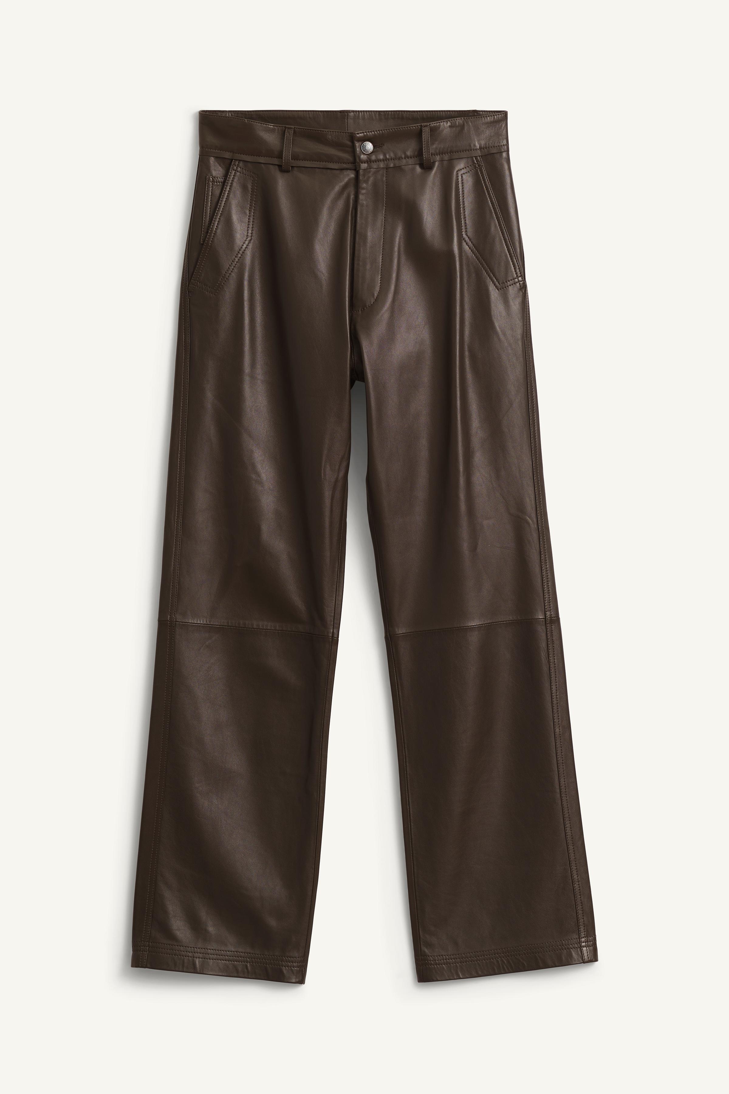 LTHR PNT 13 - Brown | ZARA United States