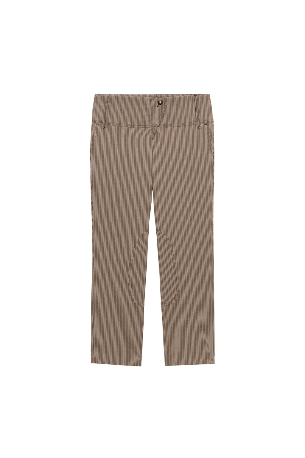 PINSTRIPE CAPRI PANTS - image 3
