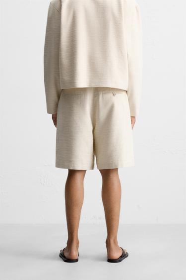 BERMUDA STRUCTURÉ - Beige de Zara - Image 2