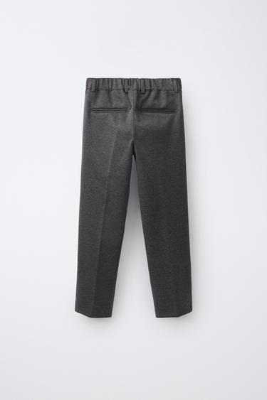 BASIC SUIT PANTS — Gray marl 2