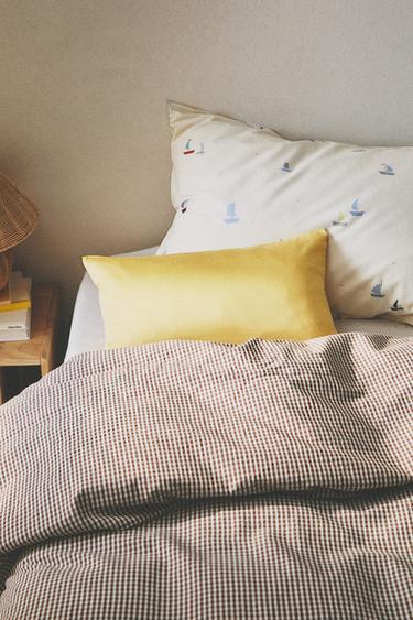 CHILDREN’S CHECK DUVET COVER - Multicoloured by Zara