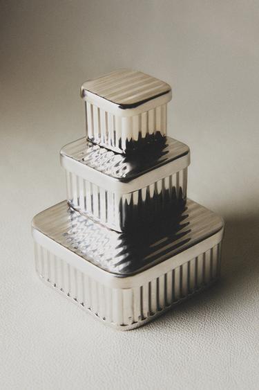 STAINLESS STEEL BOX - Silver by Zara