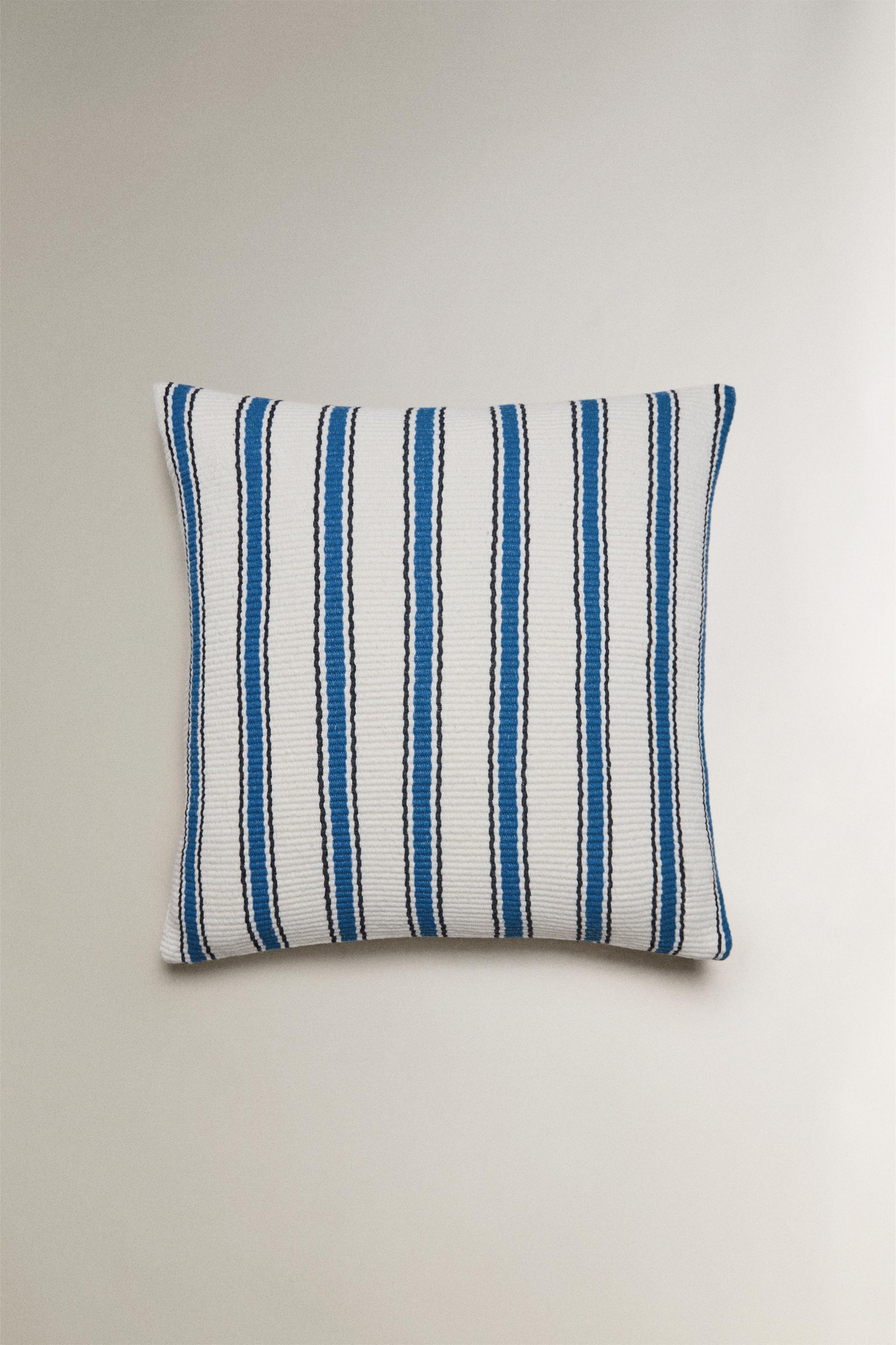 HOUSSE DE COUSSIN RAYURES