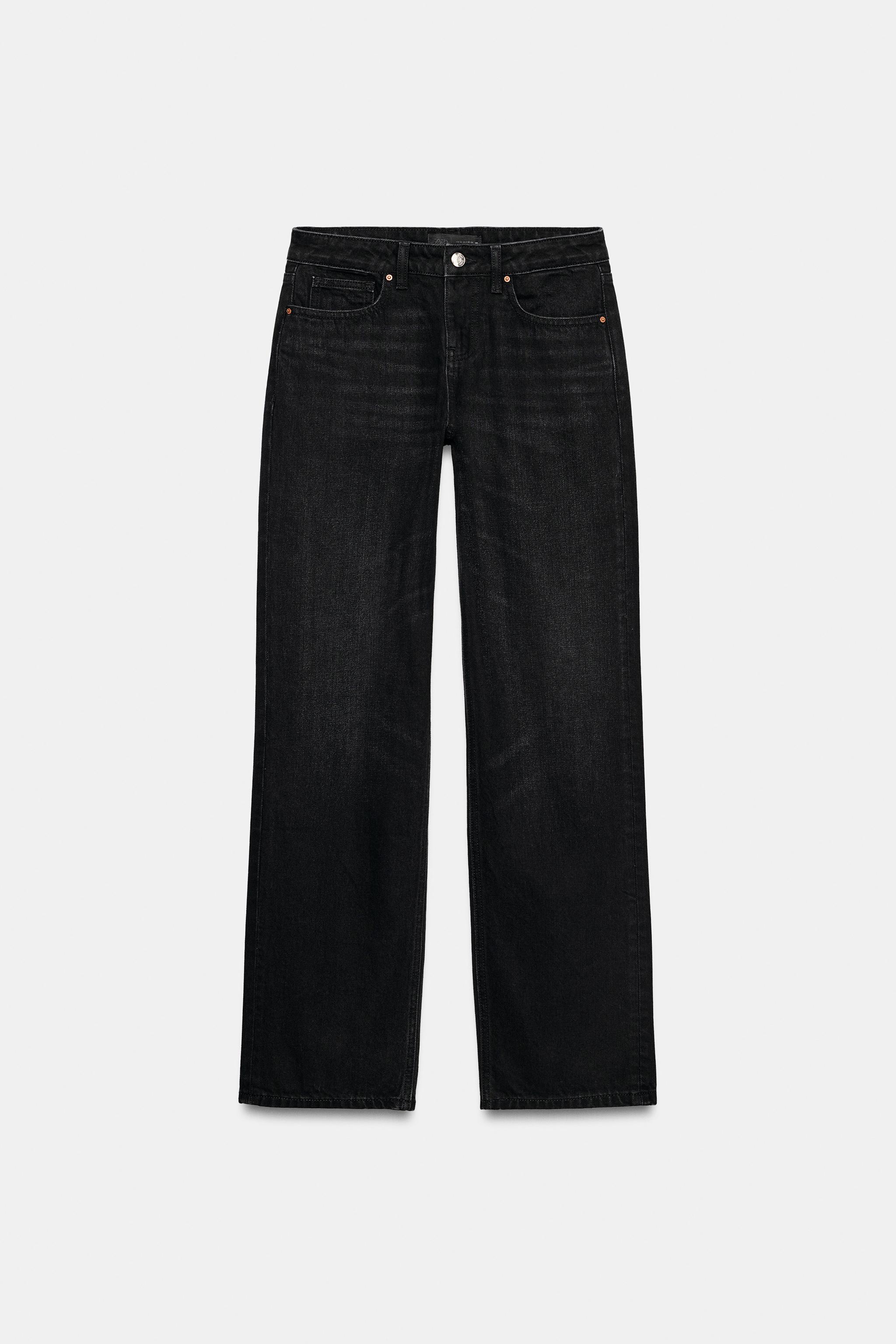 Женские джинсы Zara Z1975 LOW-RISE REGULAR JEANS — фото 8