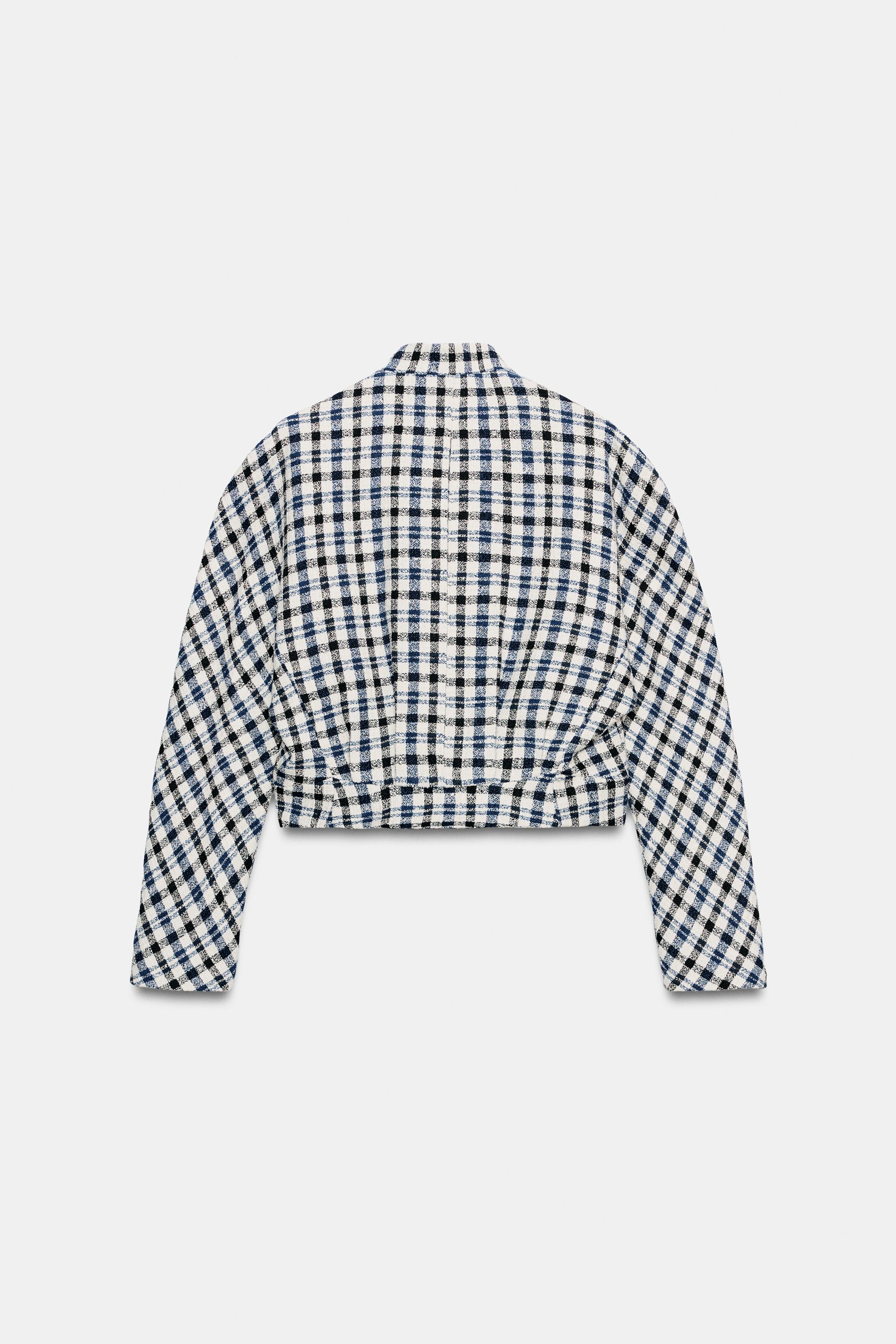 ZW COLLECTION PLAID JACKET