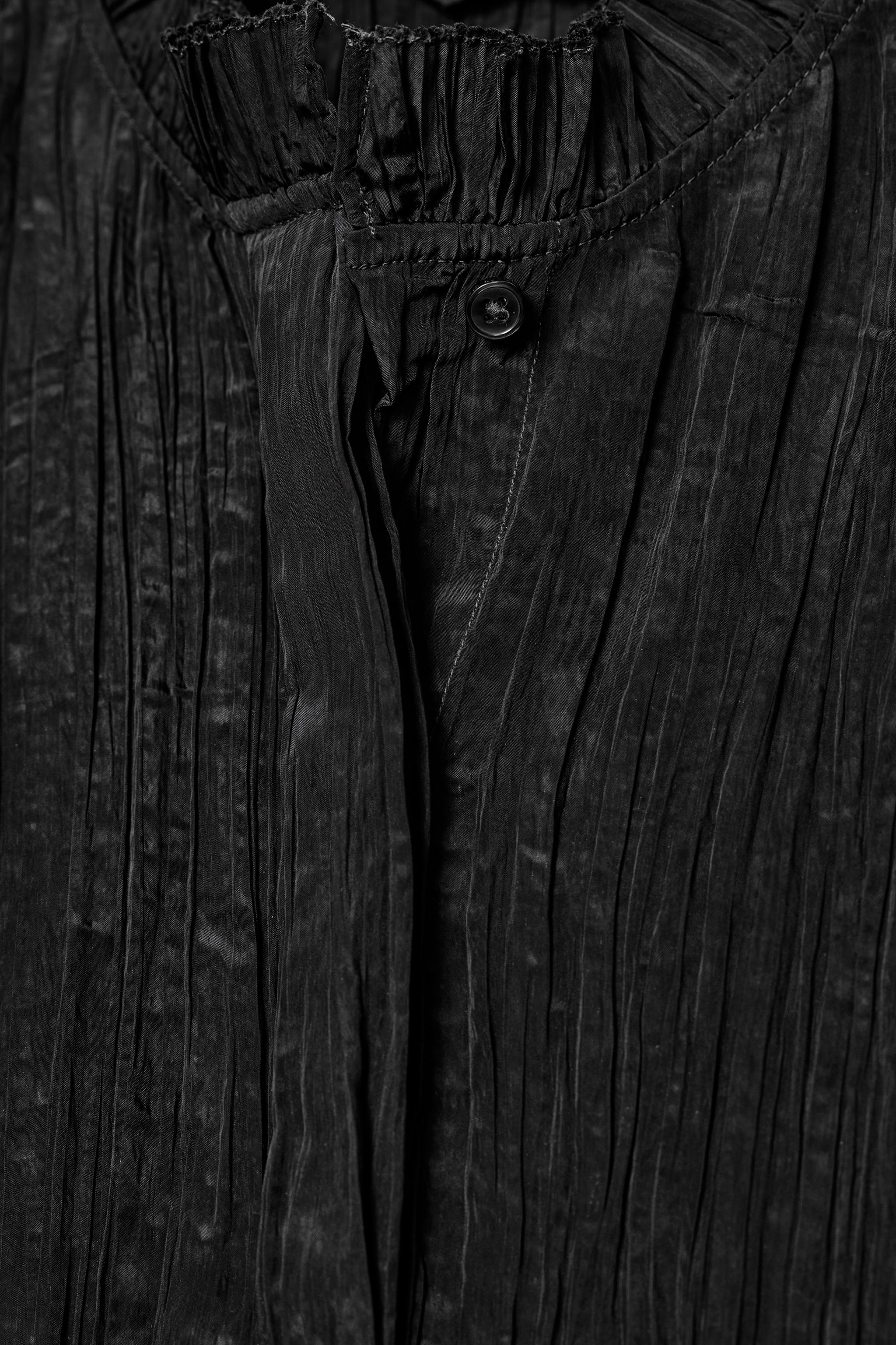 BLOUSE PLISSÉE À MANCHES BOUFFANTES ZW COLLECTION