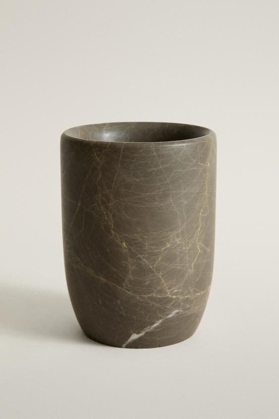 MARBLE TOOTHBRUSH glass - Brown by Zara - Image 0