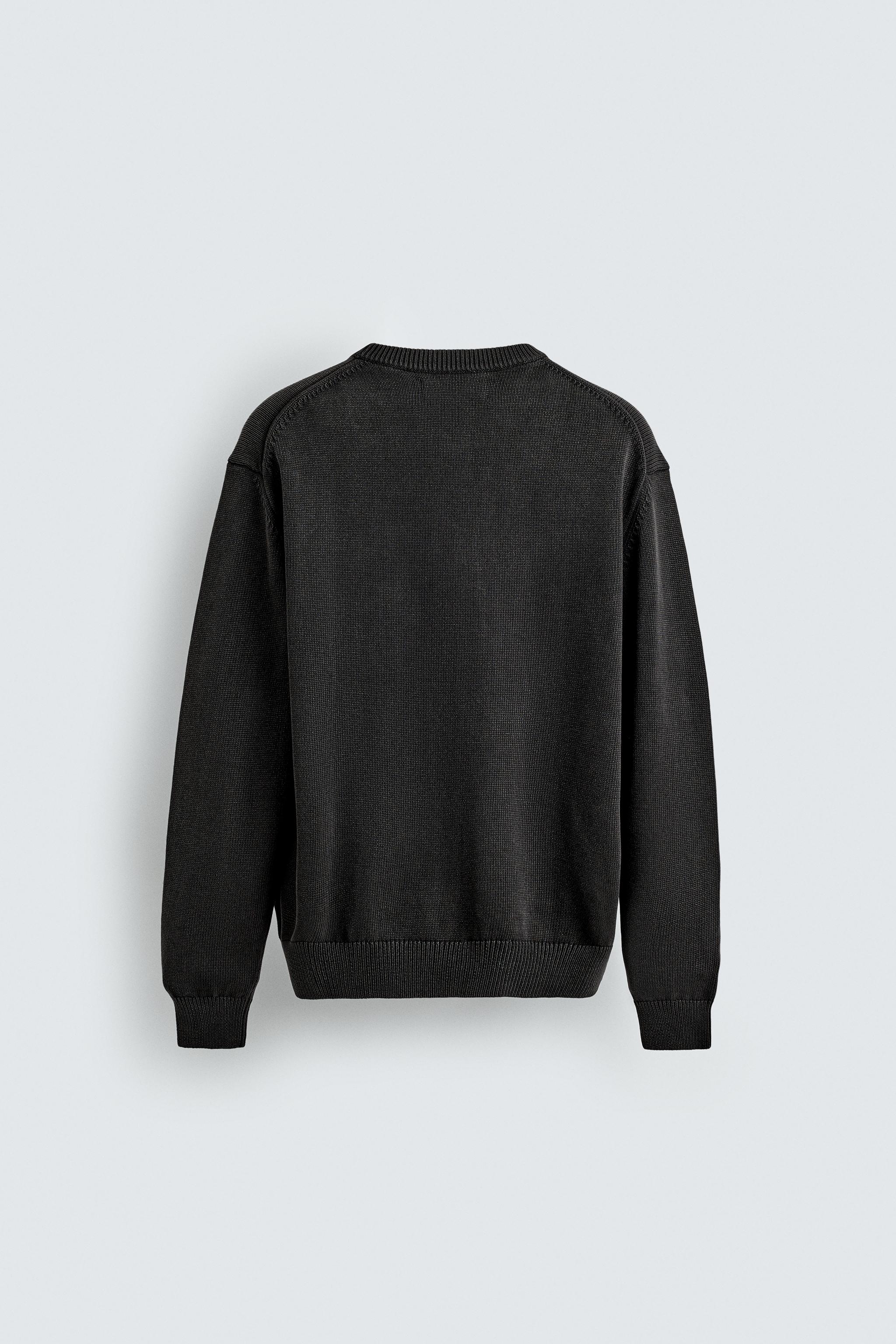 WASHED COTTON TEXTURED JUMPER