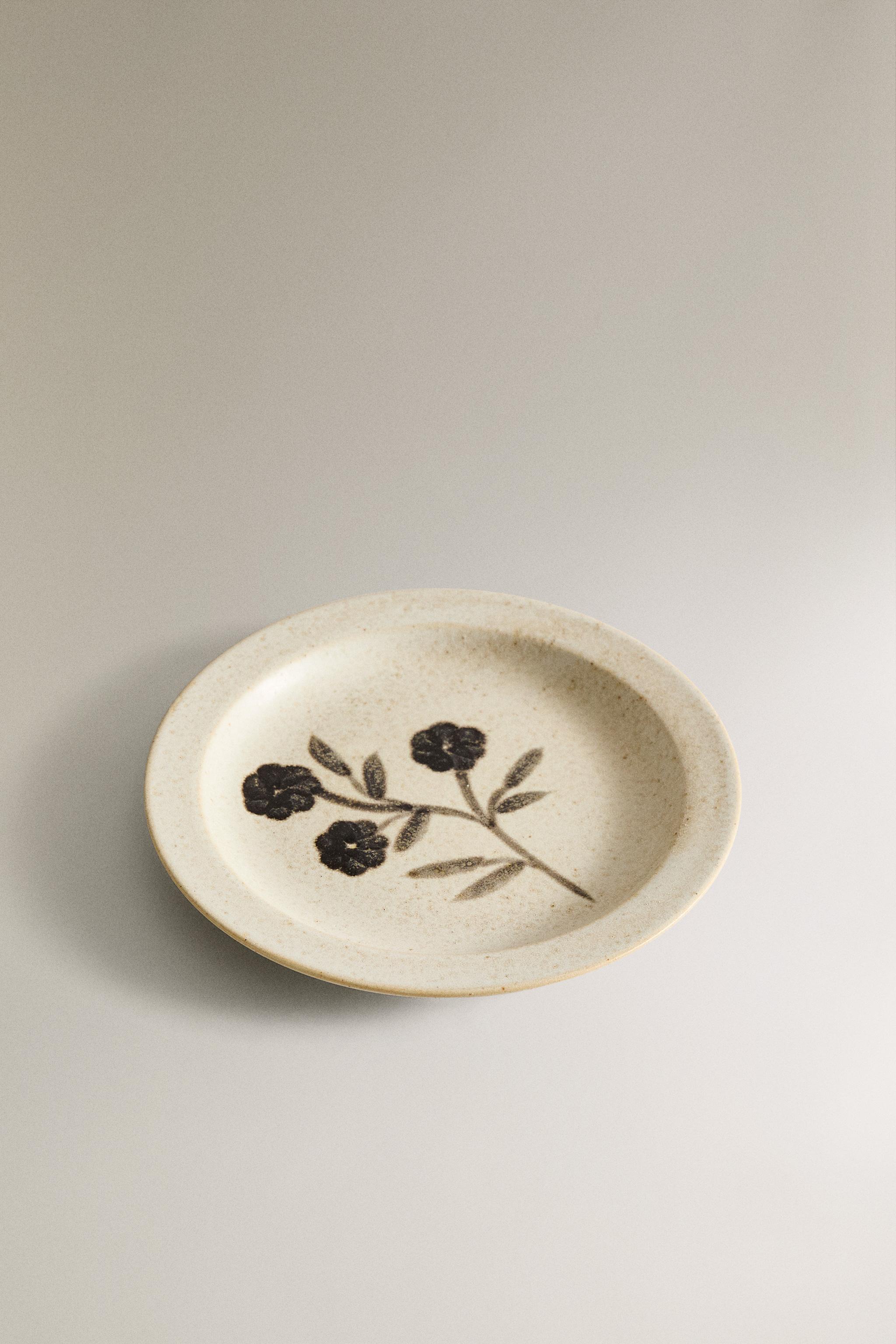 MINI FLORAL STONEWARE PLATE