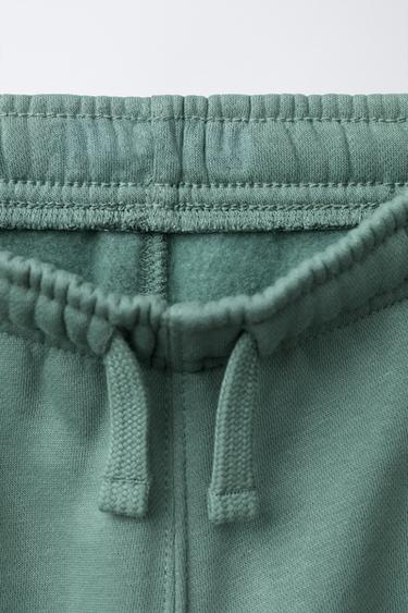 PANTALON DE JOGGING AVEC INSCRIPTION - Vert d'eau de Zara - Image 2