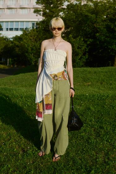 LOOK - Green-dry by Zara