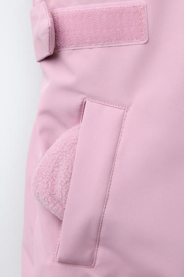 WATERPROOF AND WINDPROOF BIB TROUSERS WITH POCKETS RECCO® SYSTEM SKI COLLECTION - Pink by Zara - Image 4
