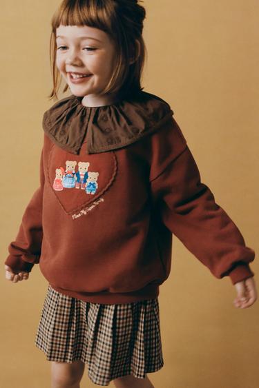 SUDADERA PARCHE CALICO CRITTERS ® - Marrón claro de Zara