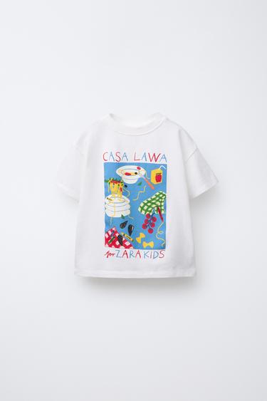 T-SHIRT MIT CASA LAWA © X ZARA KIDS-PRINT - Gelb von Zara