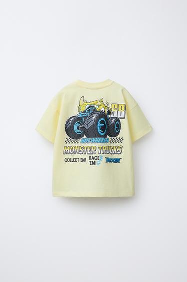 ФУТБОЛКА С ПРИНТОМ HOT WHEELS MONSTER TRUCK® — ЖЕЛТЫЙ от Zara