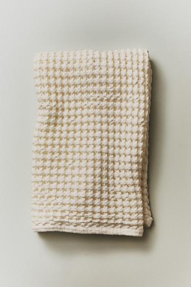 TORCHON WAFFLE - Blanc cassé de Zara - Image 4