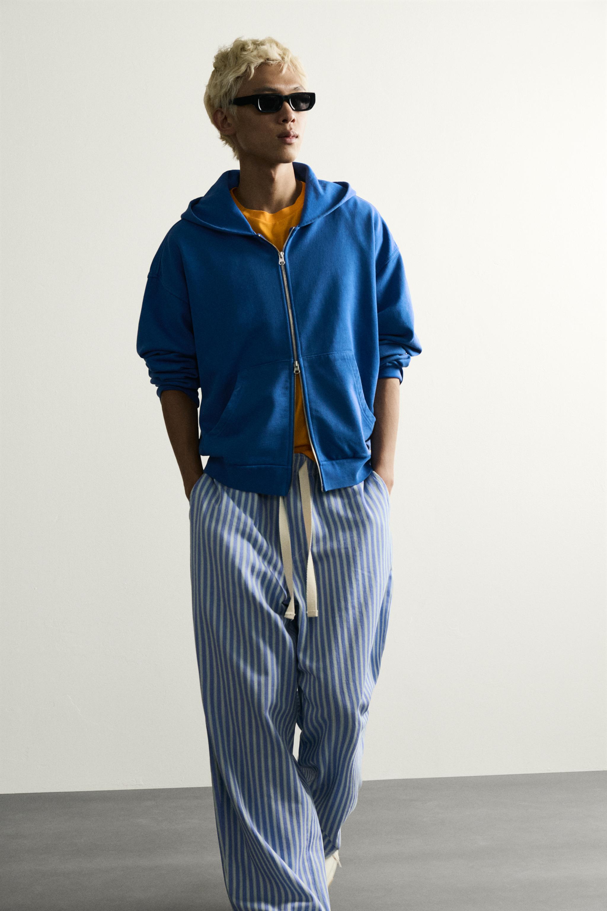 PANTALON BAGGY FIT RAYURES