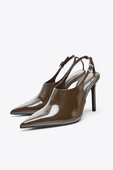 SLINGBACK MIT HOHEM SCHAFT - Maulwurfsgrau von Zara