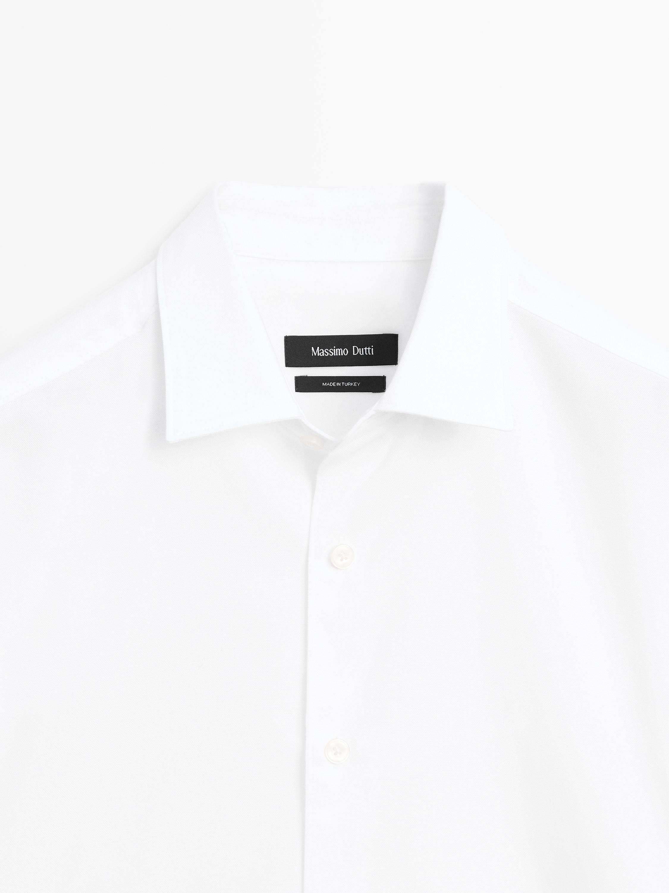 Regular fit textured shirt