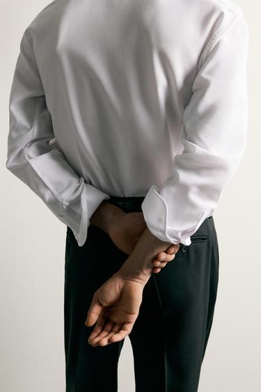 EASY CARE TEXTURED SHIRT - White by Zara