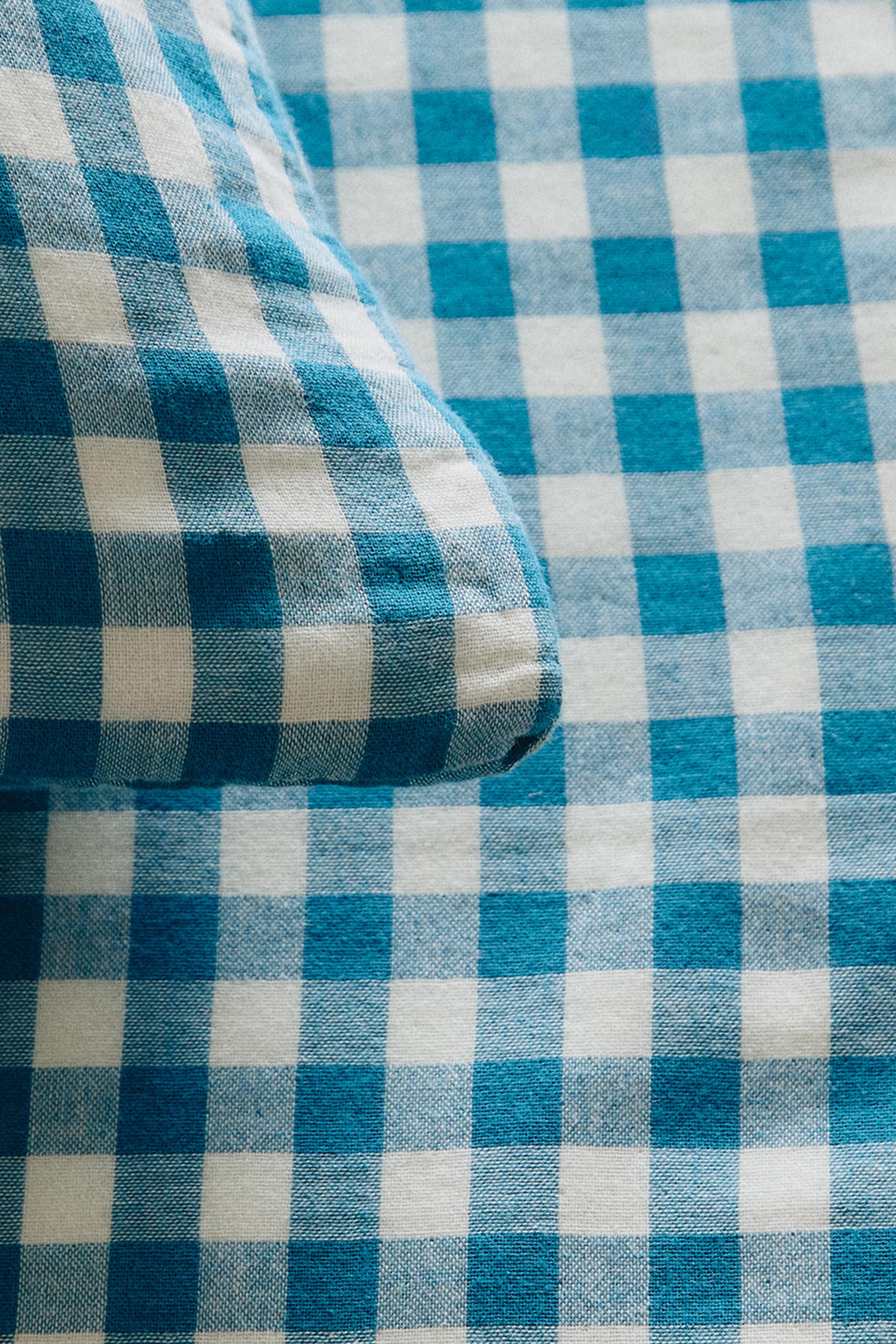 Zara KIDS' CHECKED CHIFFON DUVET COVER — фото 7
