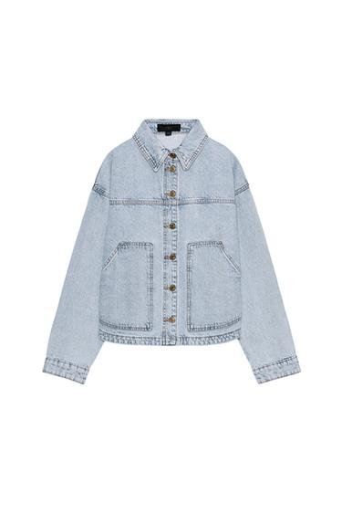 CHAMARRA Z1975 MEZCLILLA - Azul claro de Zara