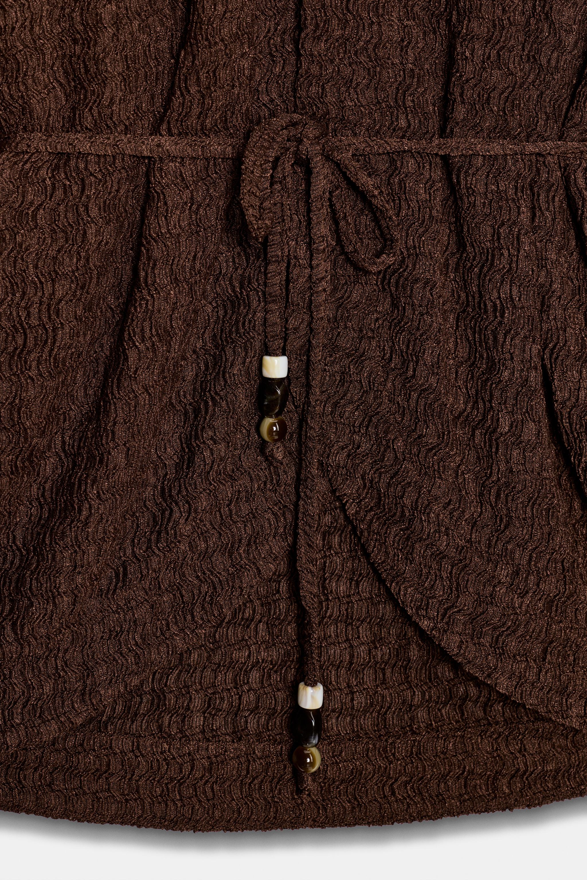 CRINKLED BELTED JACKET