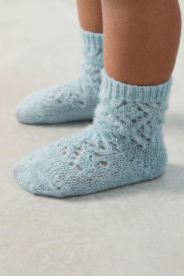 OPENWORK SOCKS - Pastel blue by Zara - Image 4