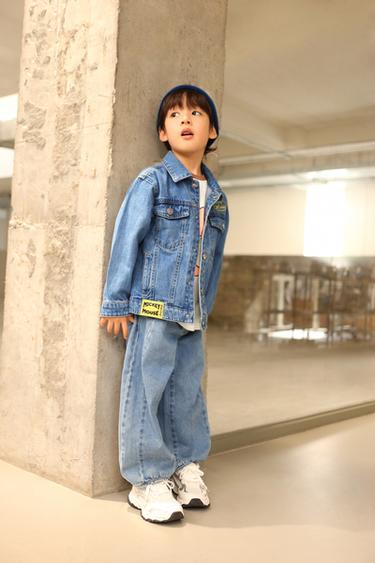 Zara MICKEY MOUSE © DISNEY 牛仔外套 - 中藍色