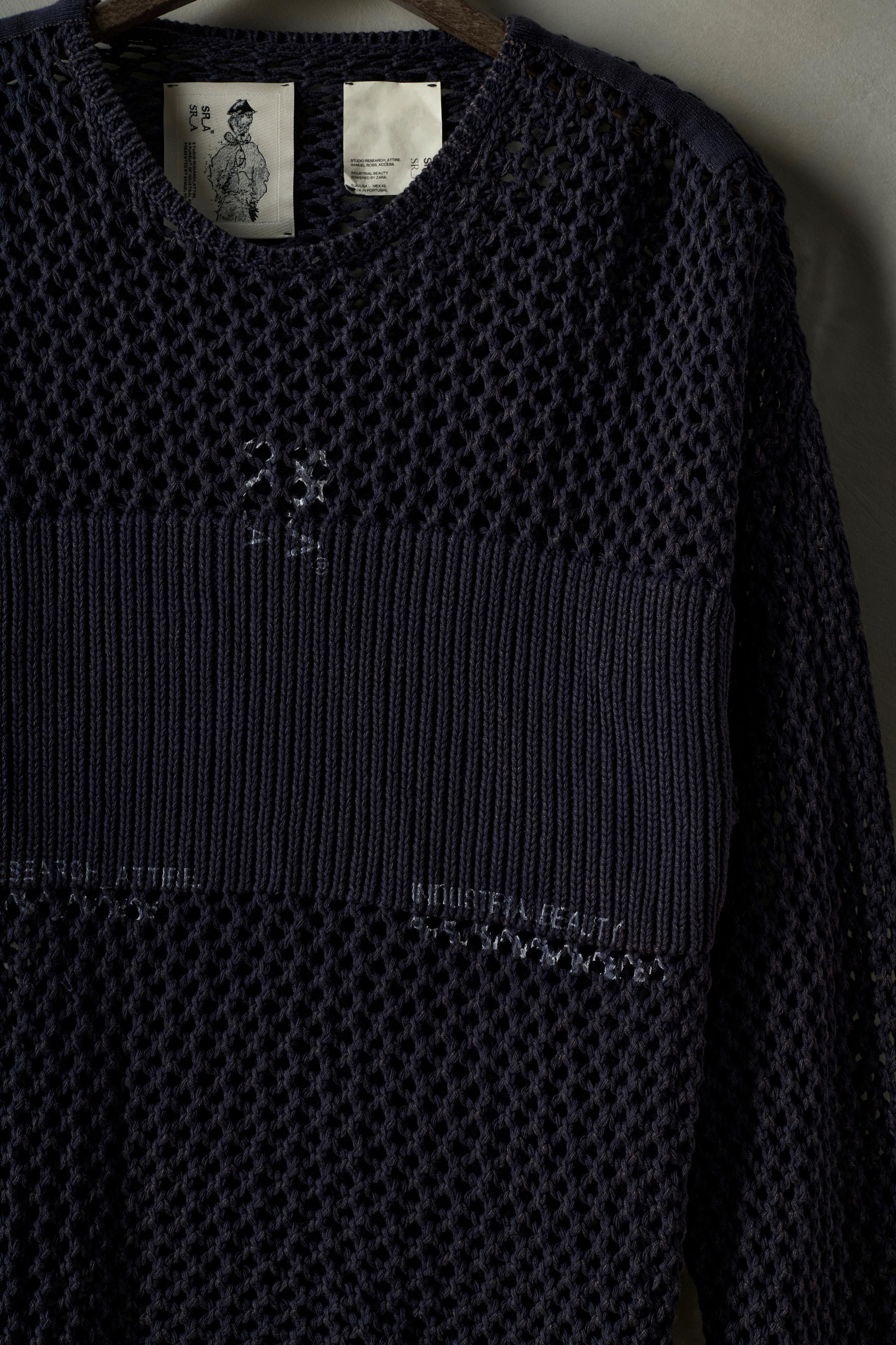 ニット・セーター 1993studio Recording Studio SCSI Knit Navy Acne Studios Knit Horizon Sweater (S/M) – Dolce Vita Hub