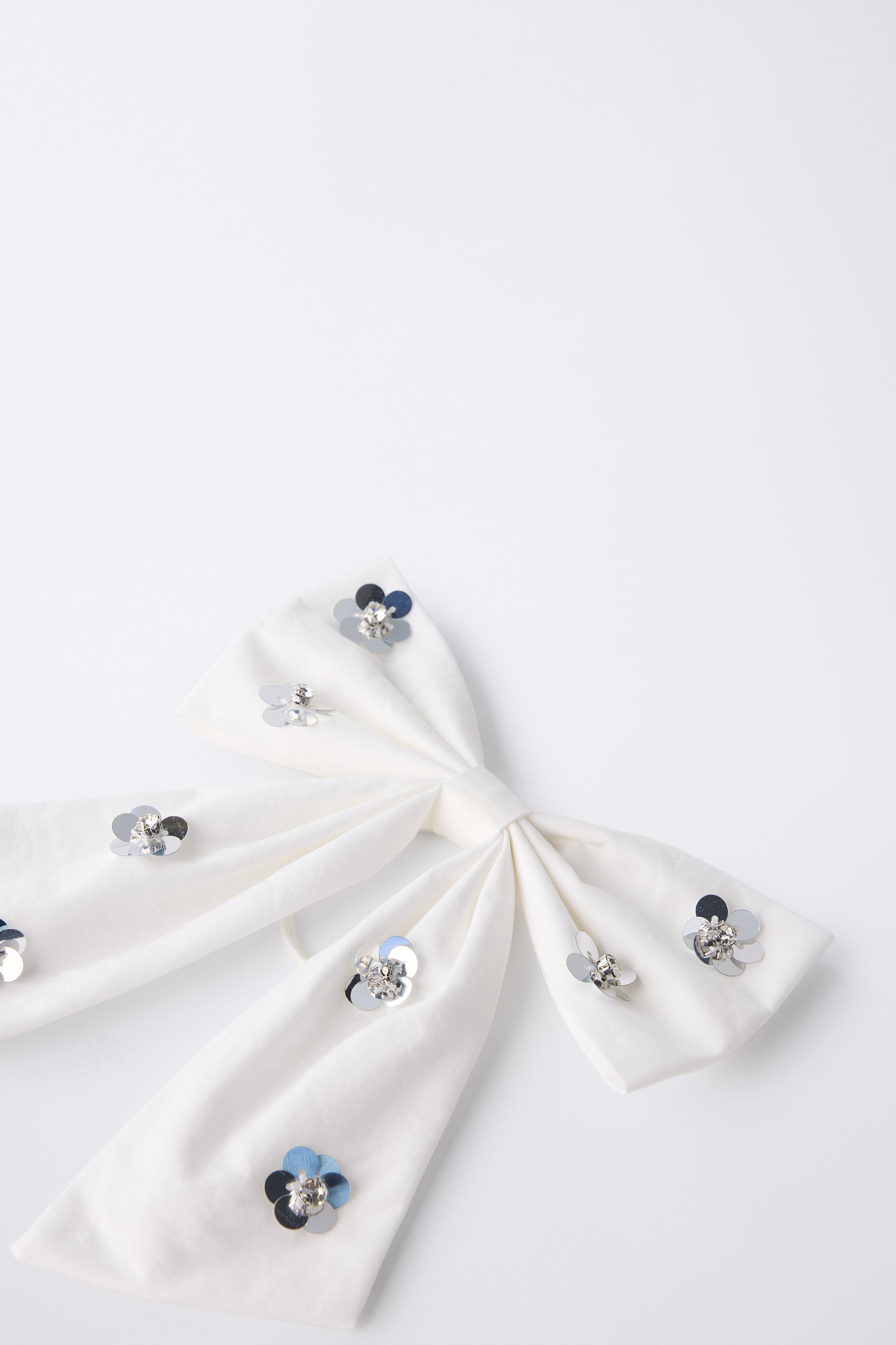 ★GLOWNY★BOW SCRUNCHIE (WHITE MELANGE)★正規品/韓国直送料込 MUSINSA公式 | GLOWNY BOW SCRUNCHIE (WHITE MELANGE)