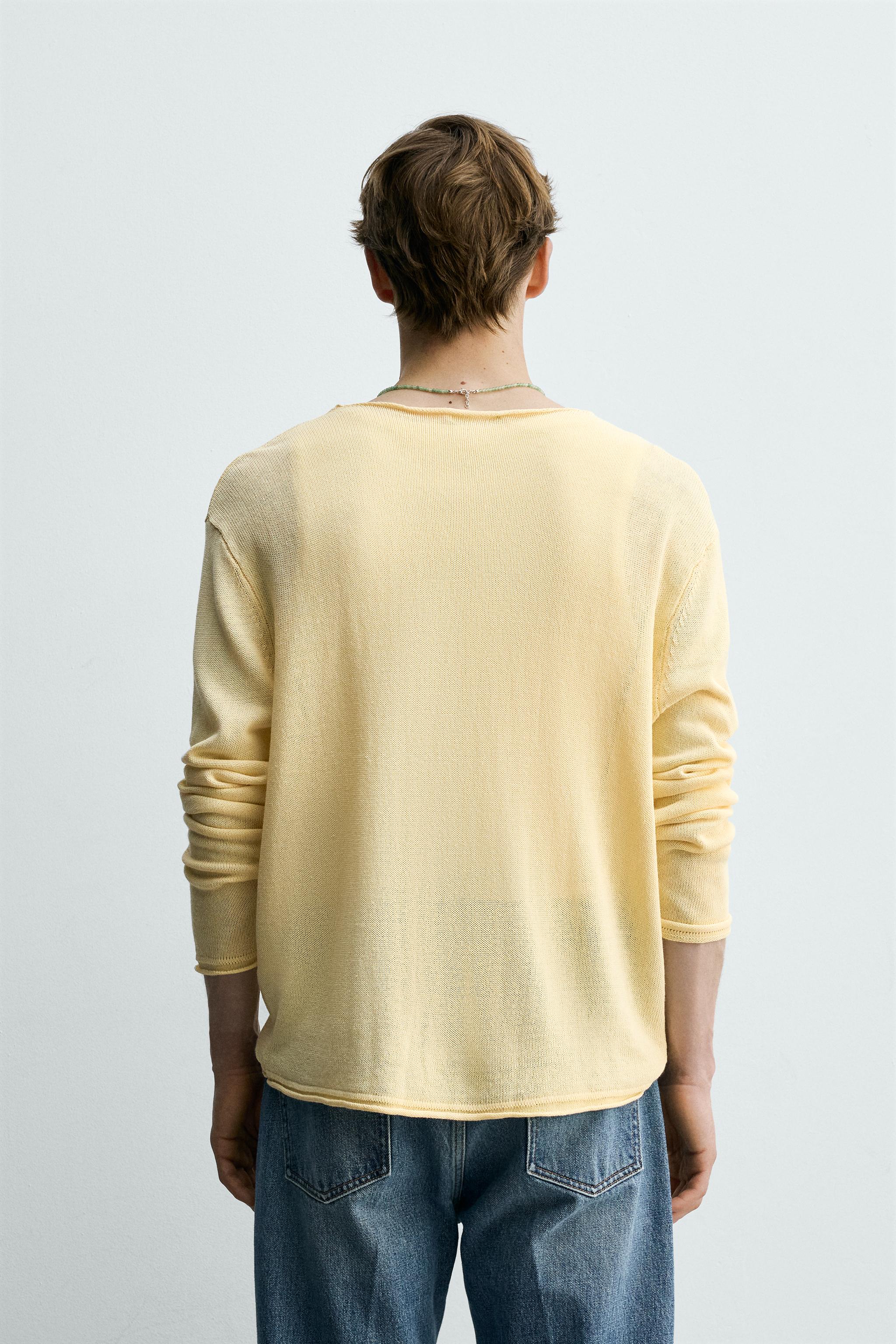RELAXED FIT TEXTURED SWEATER