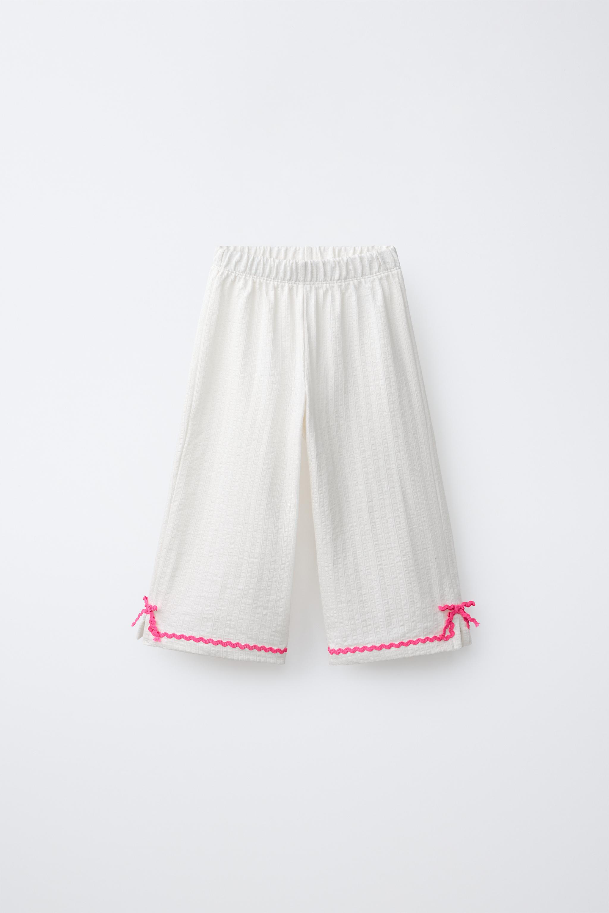 CONTRASTING RIPPLE TEXTURE CULOTTES